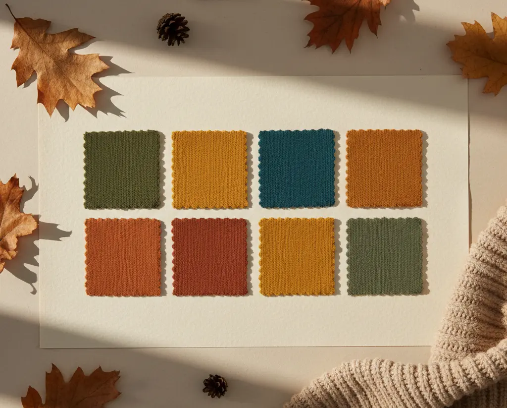 color seasons autumn palettes