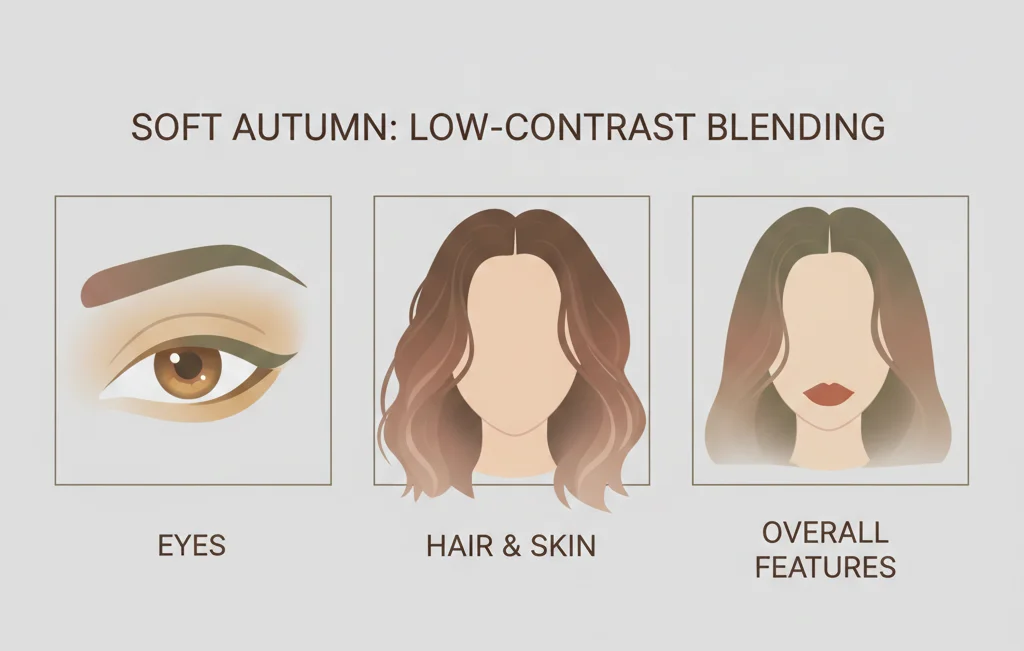 low to medium contrast blended features