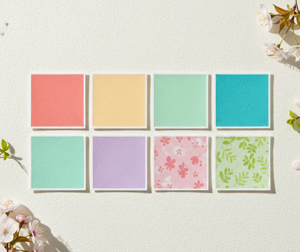 12 color seasons spring palettes