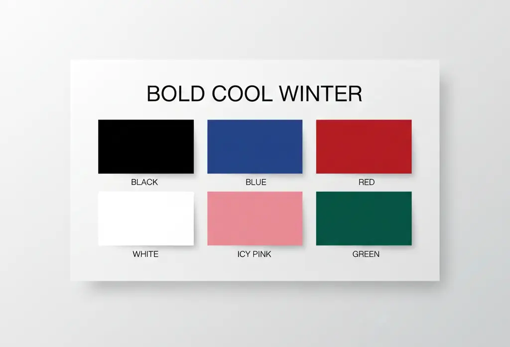 12 colors winter palettes