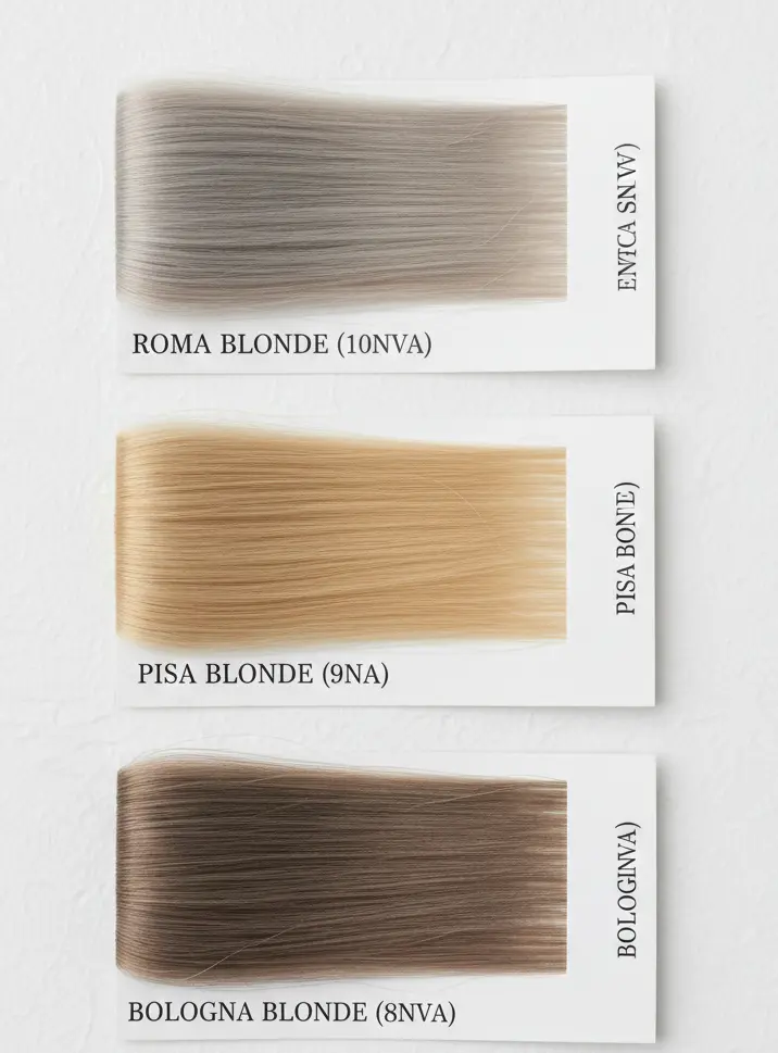 showing Roma Blonde Pisa Blonde and Bologna Blonde