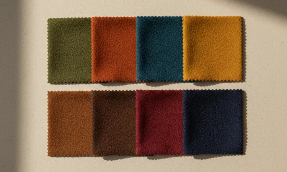 deep autumn color palette chart