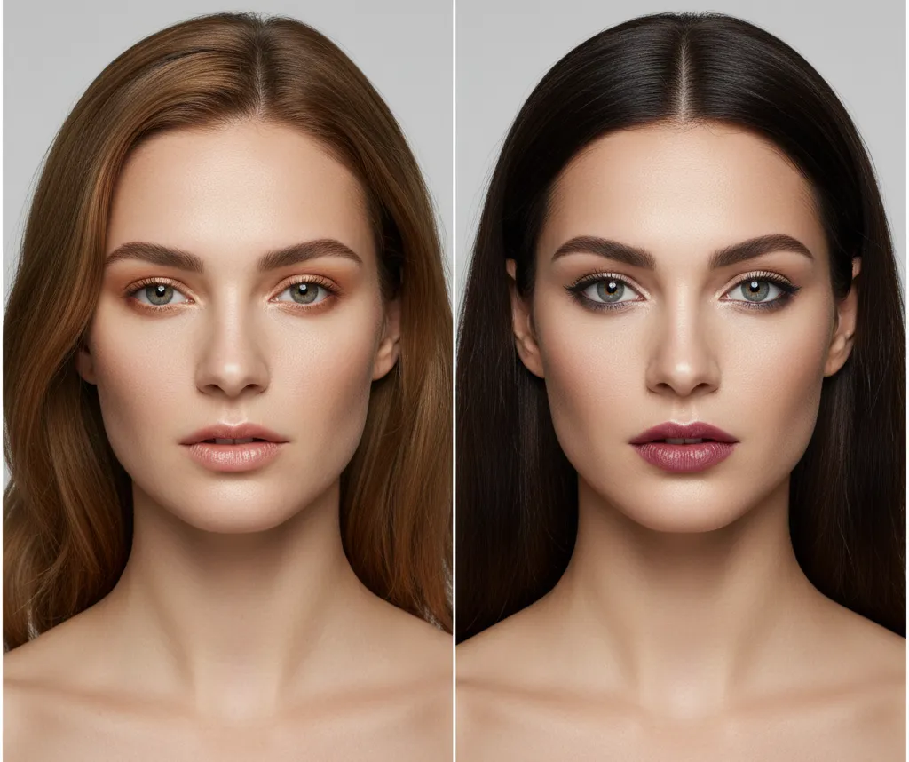 deep winter wrong hair color vs right hair color