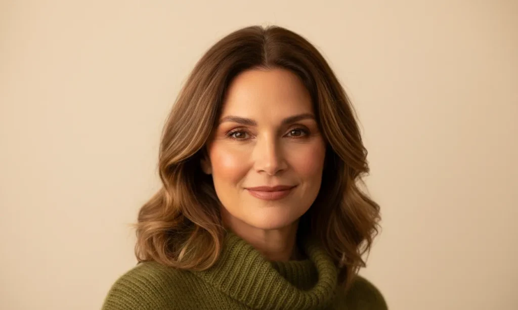 Diane Lane warm autumn coloring example
