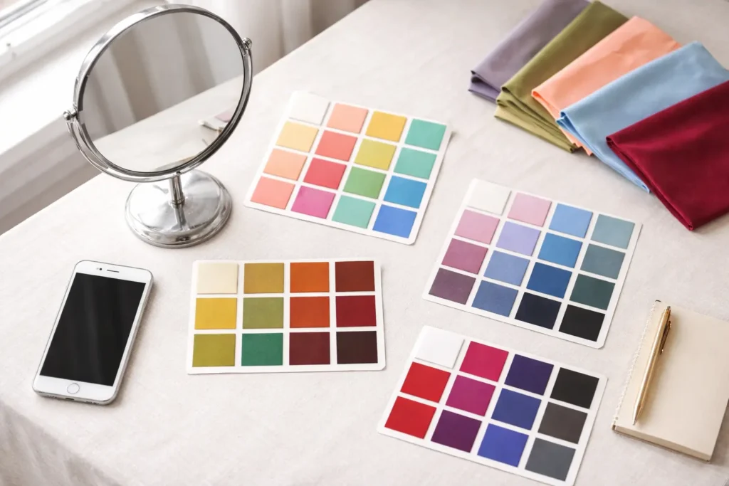 tools for seasonal color analysis at home