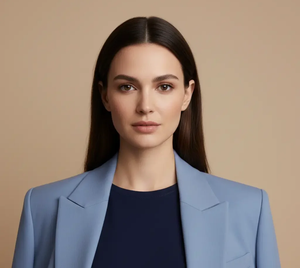 medium contrast face and outfit example