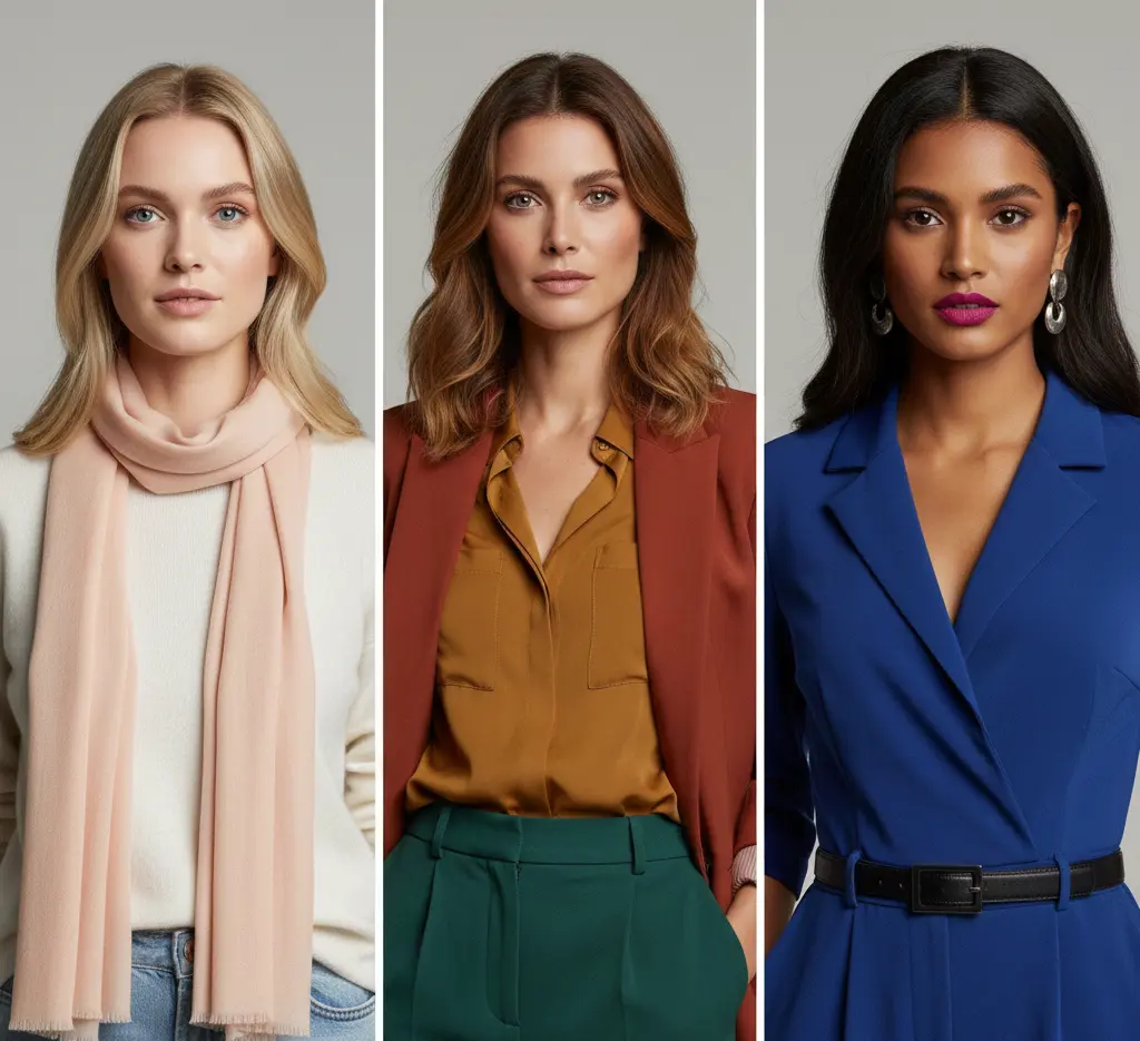 Light medium deep depth levels in color theory for personal style