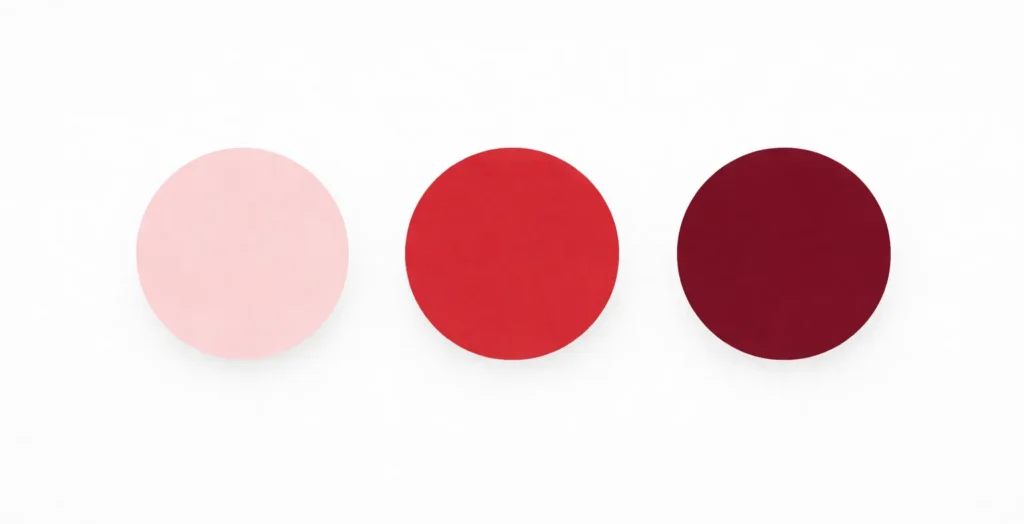 same color in different values light and dark