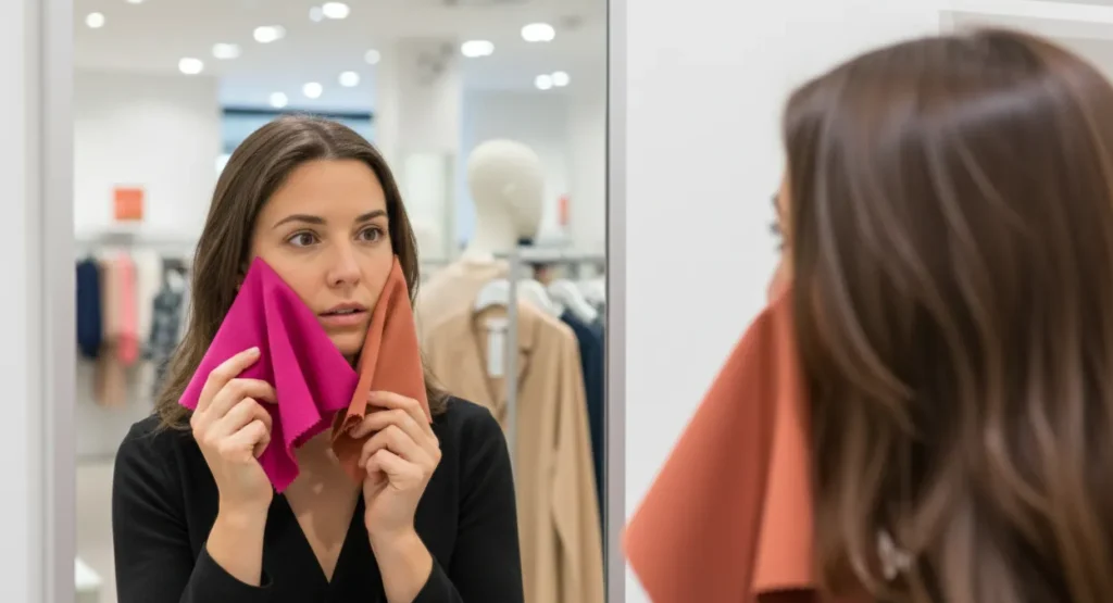 how to test colors for soft autumn in store
