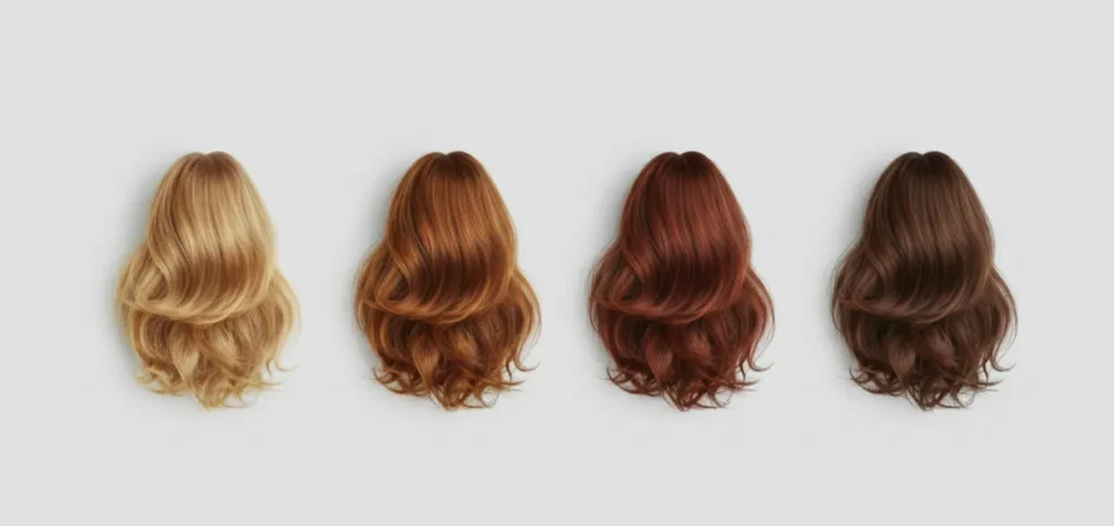 soft autumn hair color shade chart
