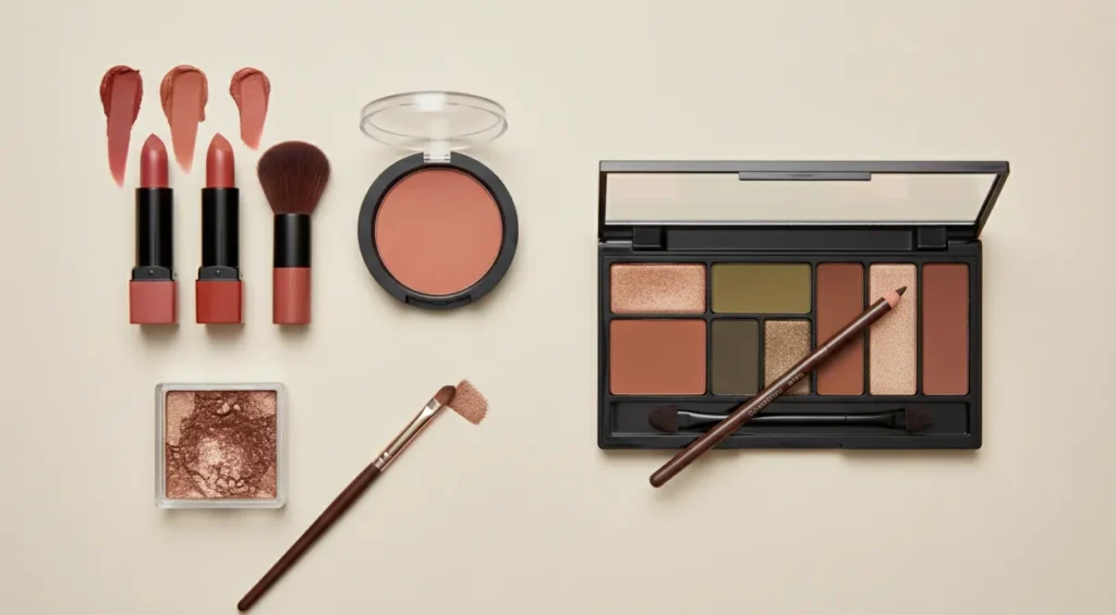 soft autumn makeup color palette