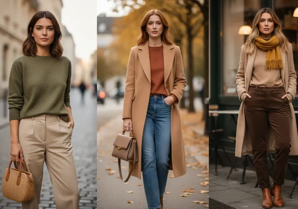soft autumn outfit colors and styling