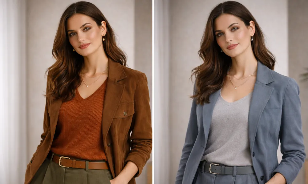 soft autumn vs soft summer color comparison