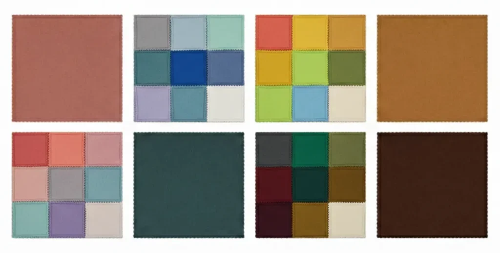 summer vs winter spring autumn color palettes