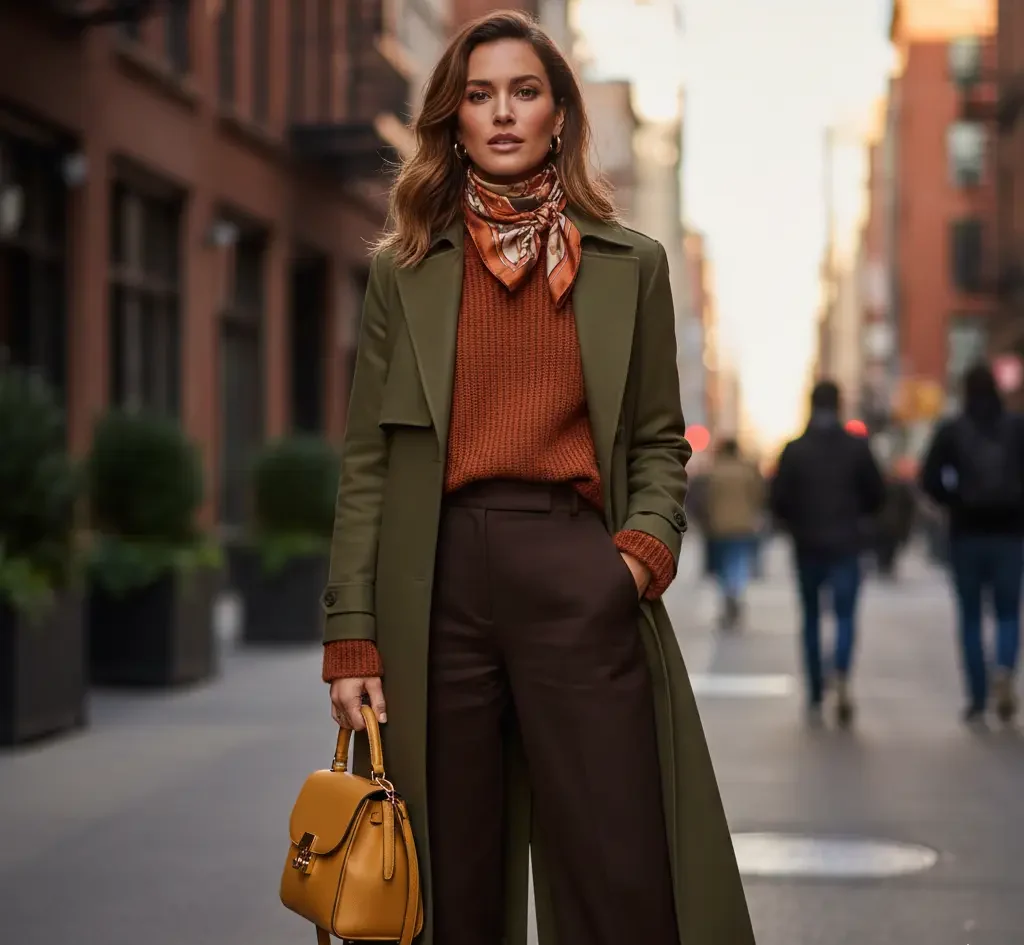 celebrity style warm autumn outfits