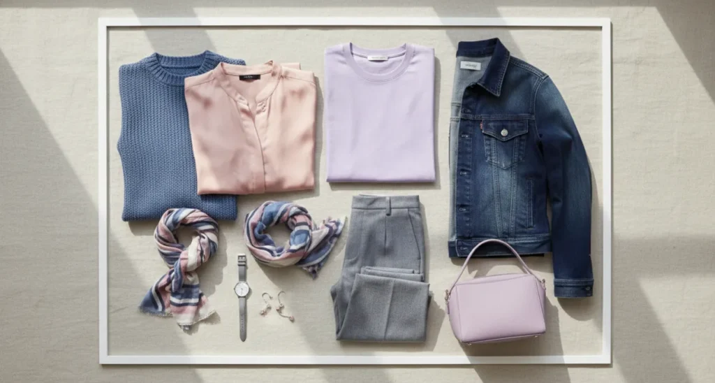 true summer color palette clothing