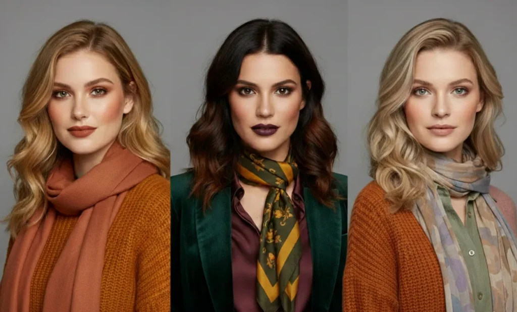 warm autumn vs soft autumn comparison