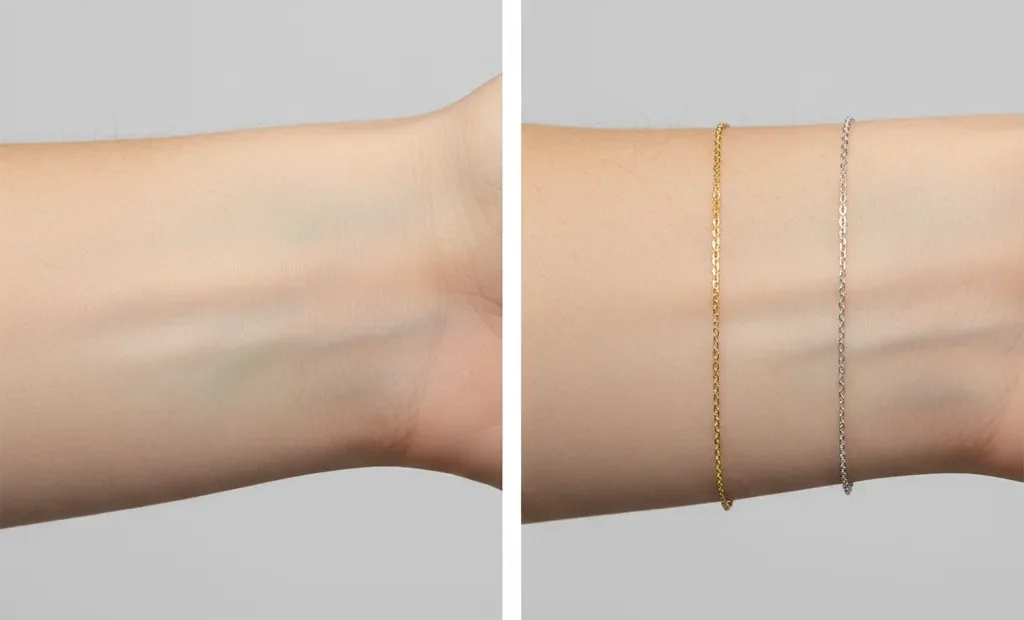 How to tell if your undertone is warm or cool using veins and jewelry