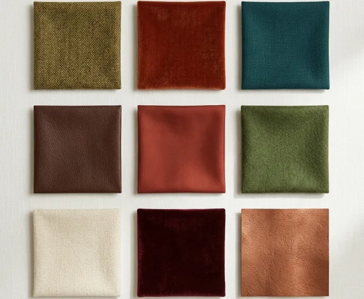 Deep Autumn color palette swatches inspired by Zendaya color season