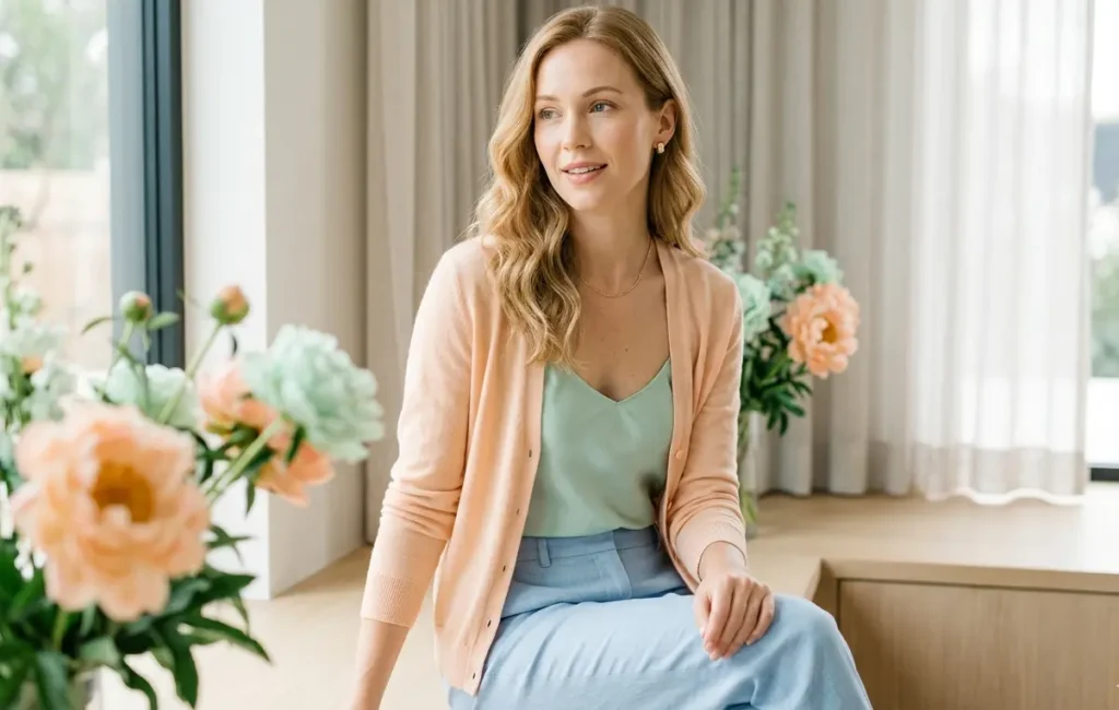 light spring celebrities soft light warm colors