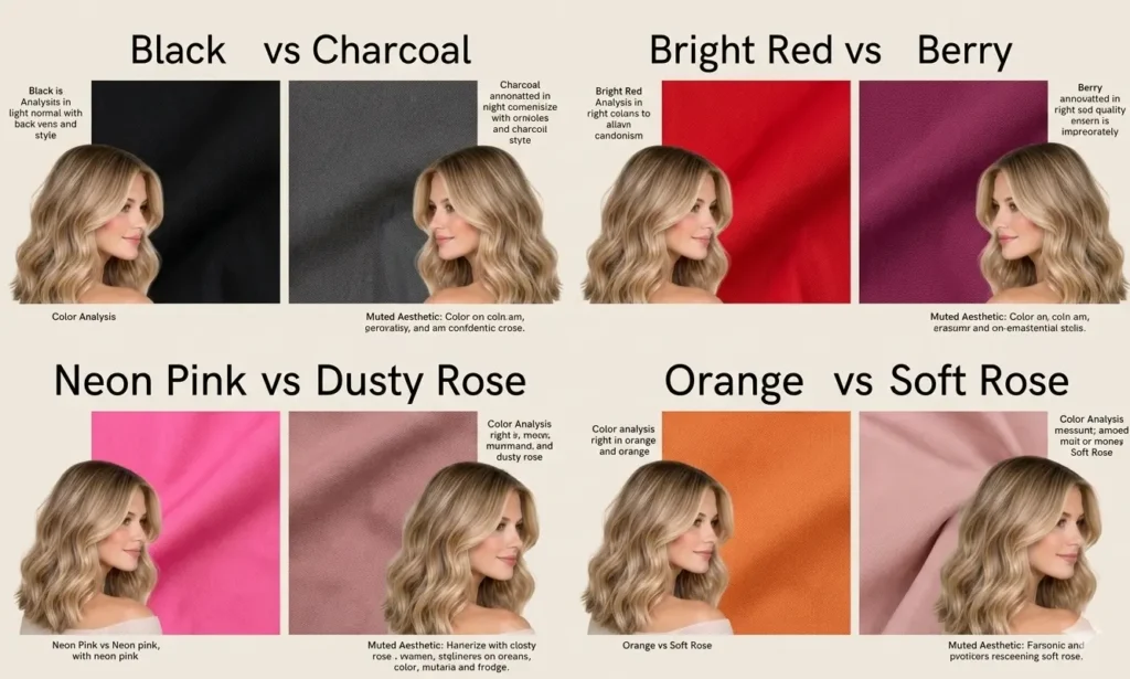soft summer color swap guide showing better color alternatives