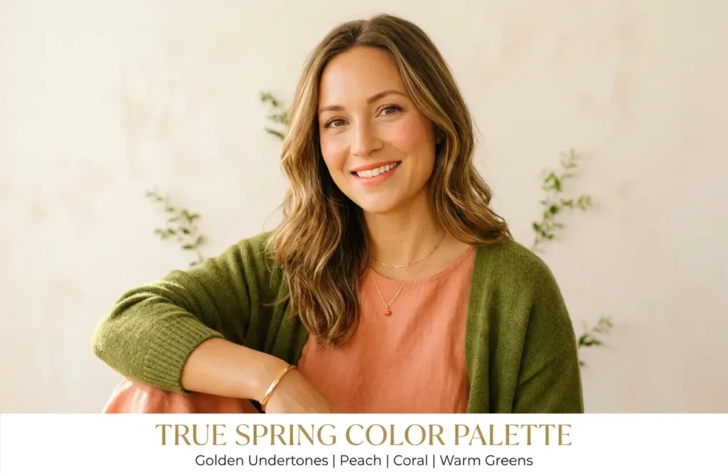 true spring celebrities warm golden natural colors