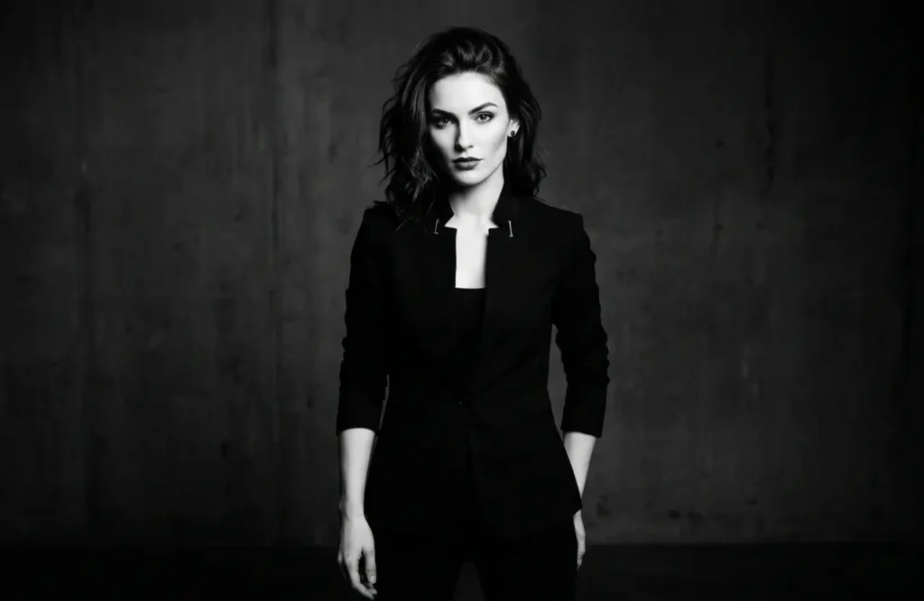 deep winter high contrast example dark hair fair skin
