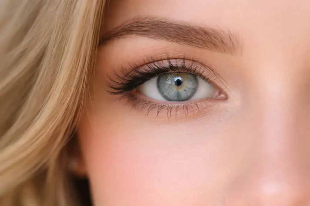 soft grey blue eyes summer seasonal color analysis